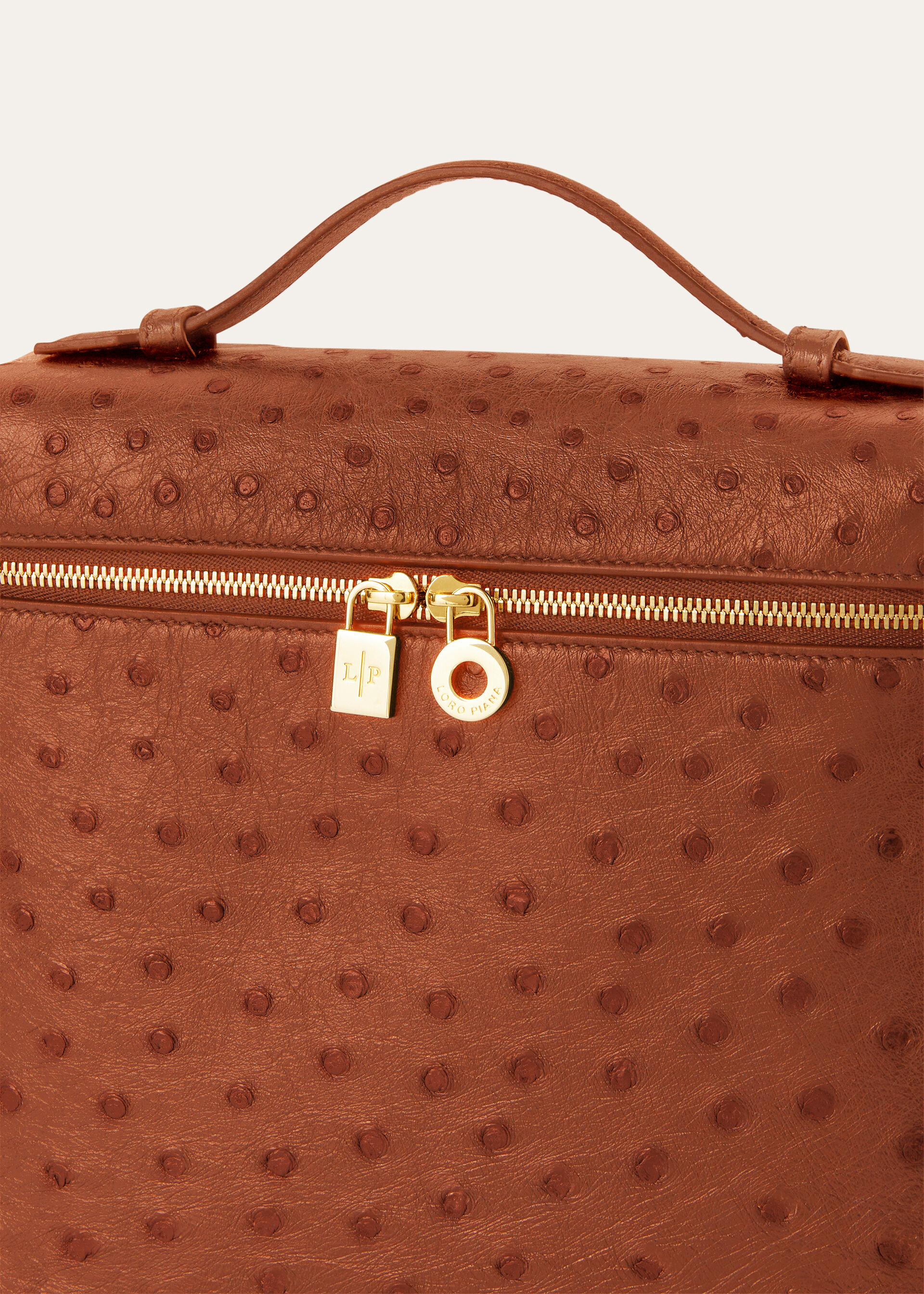 EXTRA POCKET L23,5 BACKPACK OSTRICH SADDLE FINISH