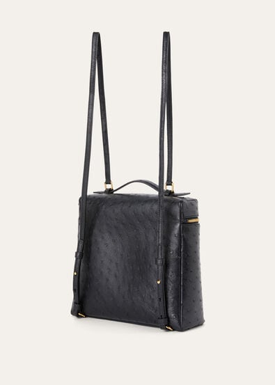 EXTRA POCKET L23,5 BACKPACK OSTRICH SADDLE FINISH