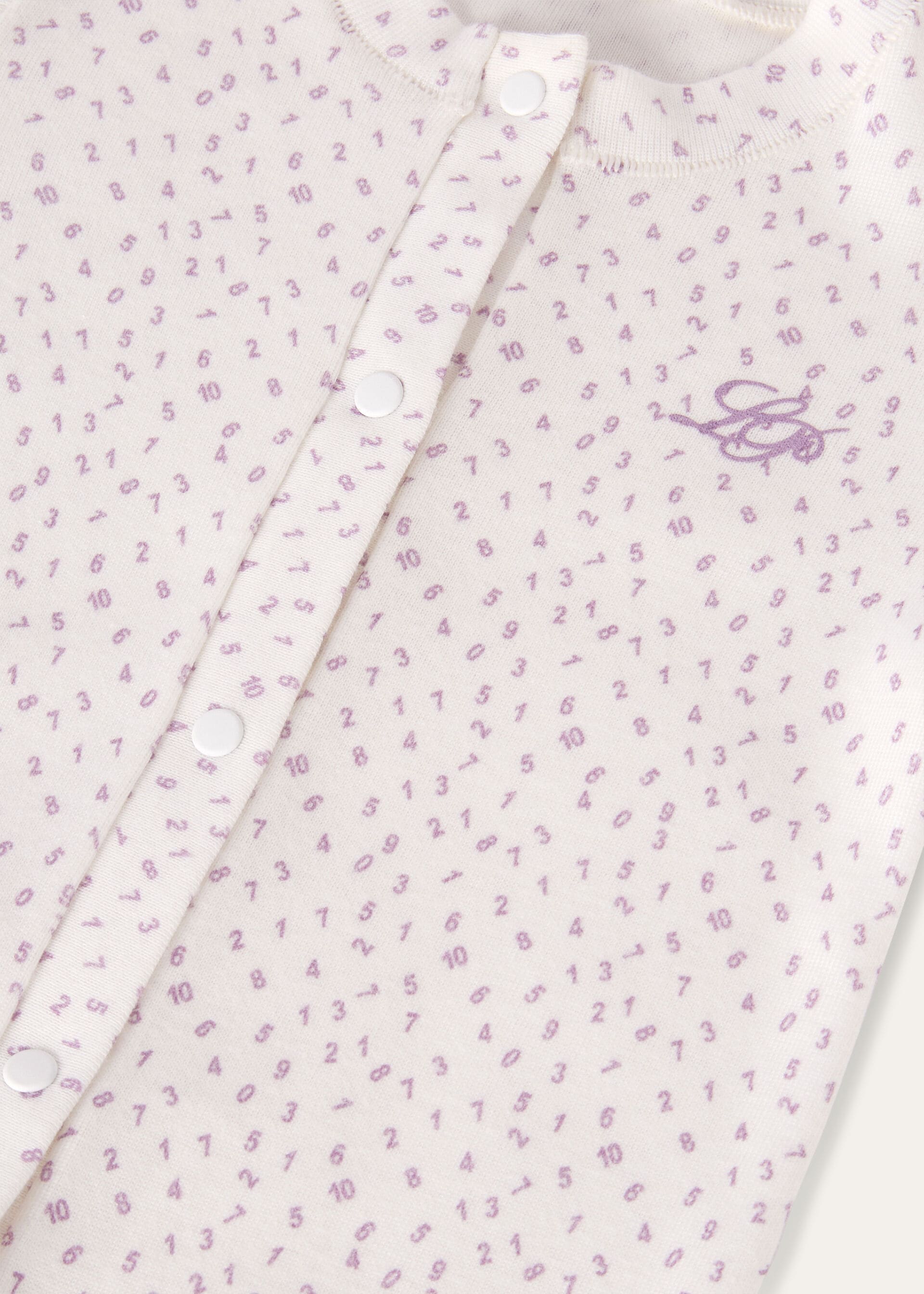 LITTLE NUMBERS BABYSUIT COTTON