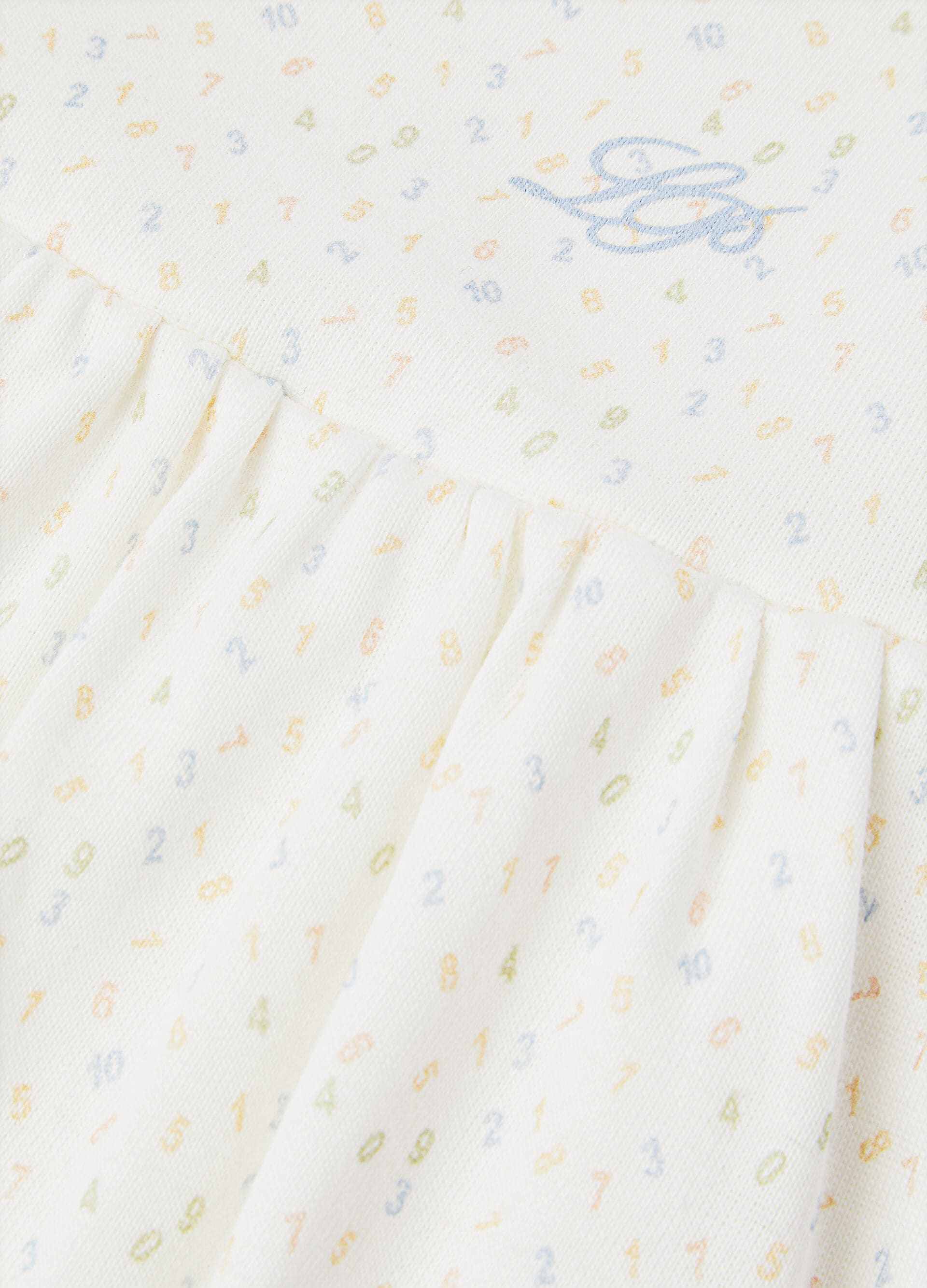 LITTLE NUMBERS DRESS COTTON