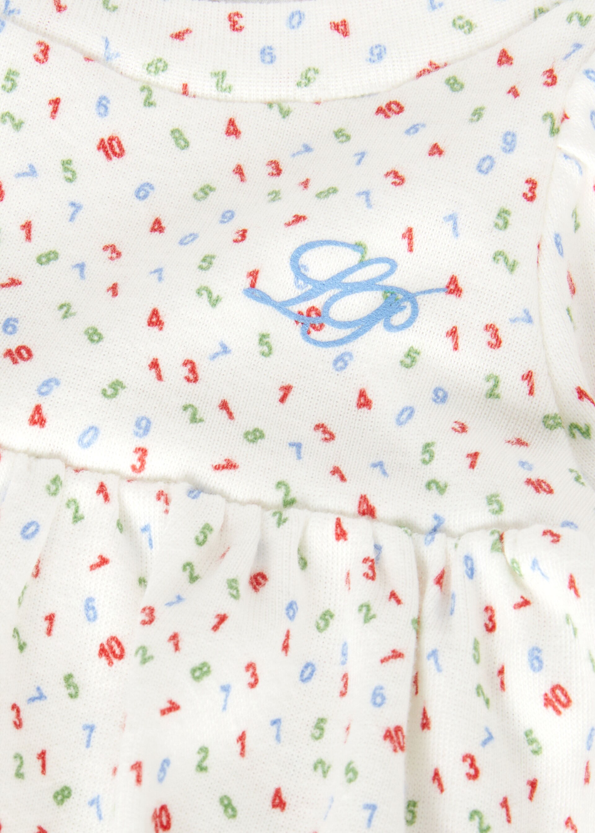LITTLE NUMBERS DRESS COTTON