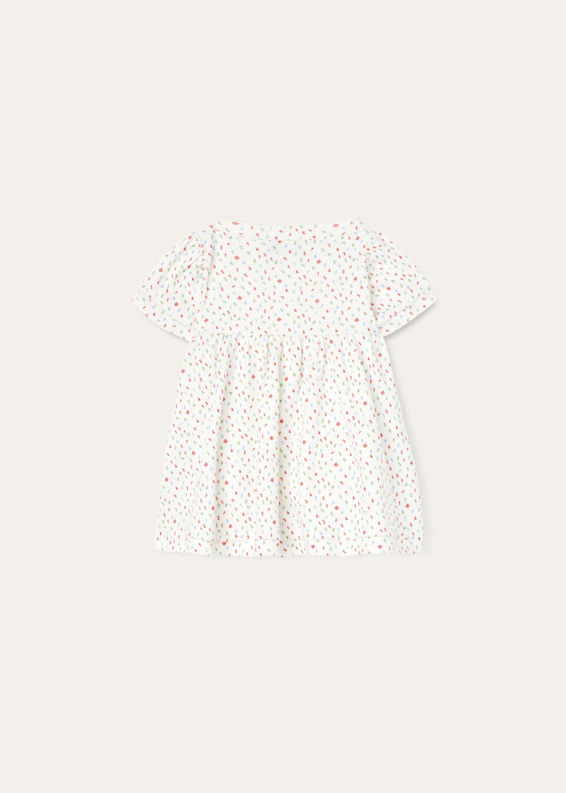 LITTLE NUMBERS DRESS COTTON