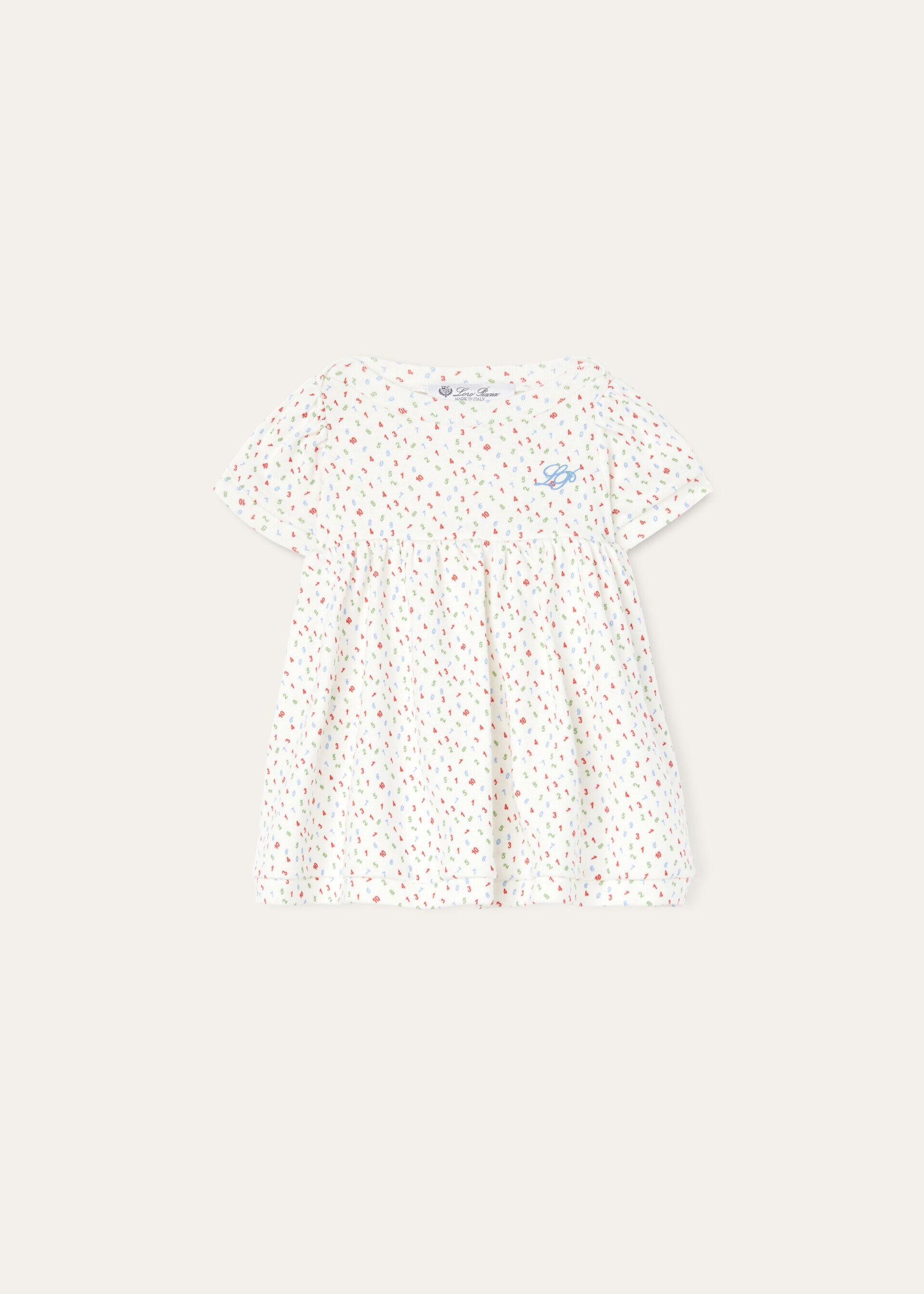 LITTLE NUMBERS DRESS COTTON