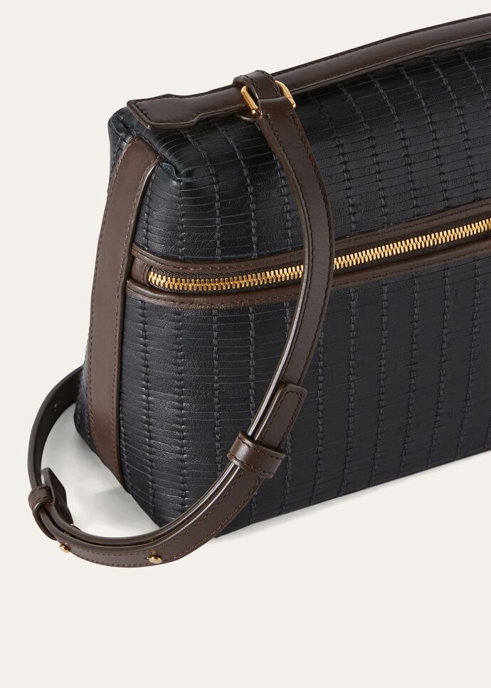 EXTRA POCKET L27 L.CALF WOVEN\SADDLE LEAT. 20AU_FAN4889_B3RF_NR_6