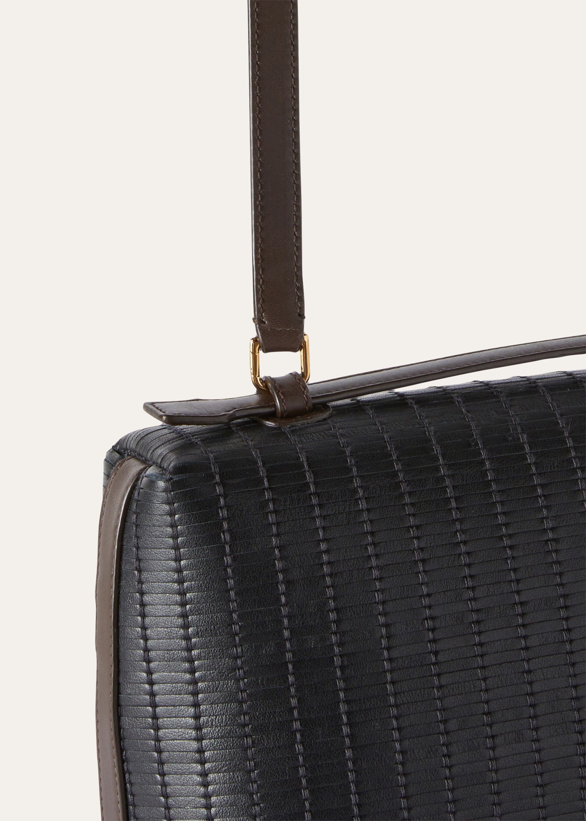 EXTRA POCKET L27 L.CALF WOVEN\SADDLE LEAT. 20AU