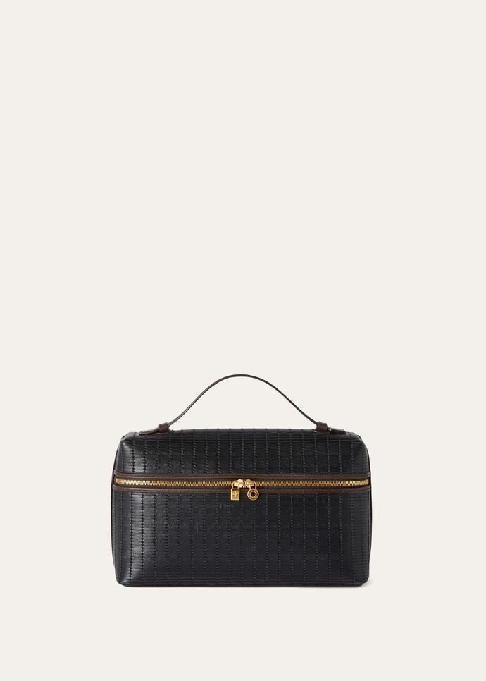 EXTRA POCKET L27 L.CALF WOVEN\SADDLE LEAT. 20AU_FAN4889_B3RF_NR_2
