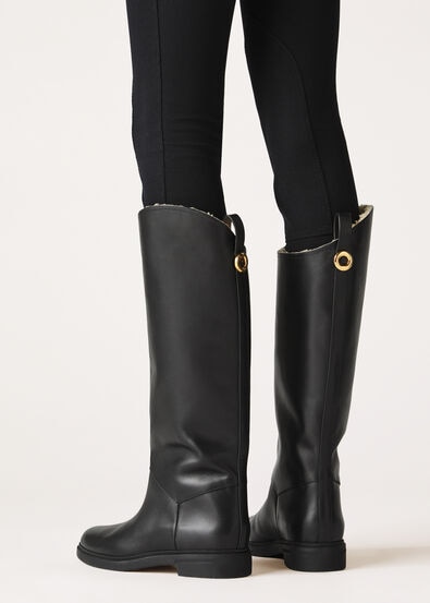 KILDA BOOT SMOOTH CALF AND SHEARLING