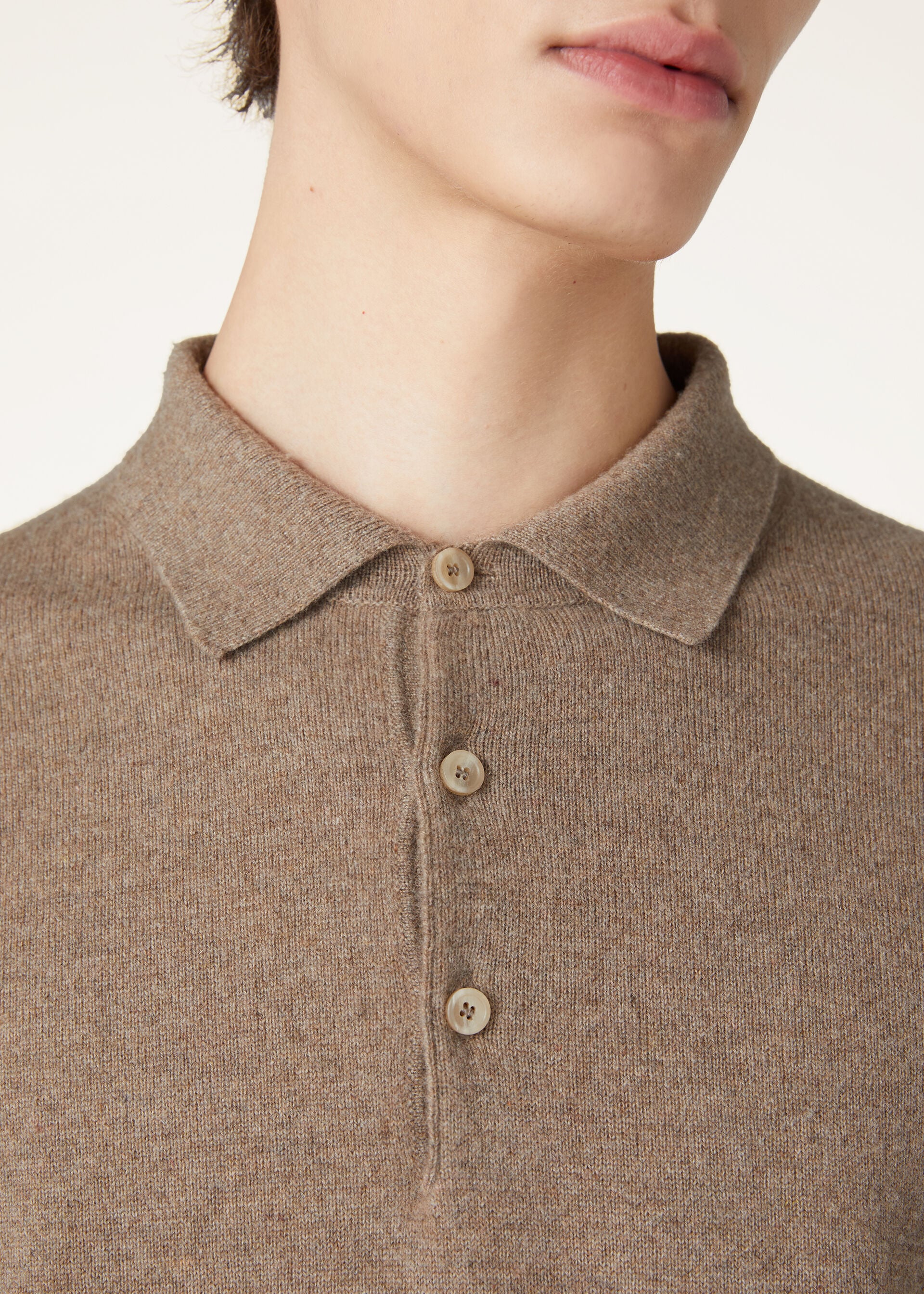 LORO POLO SWEATER RECYCLED CASH GG 24