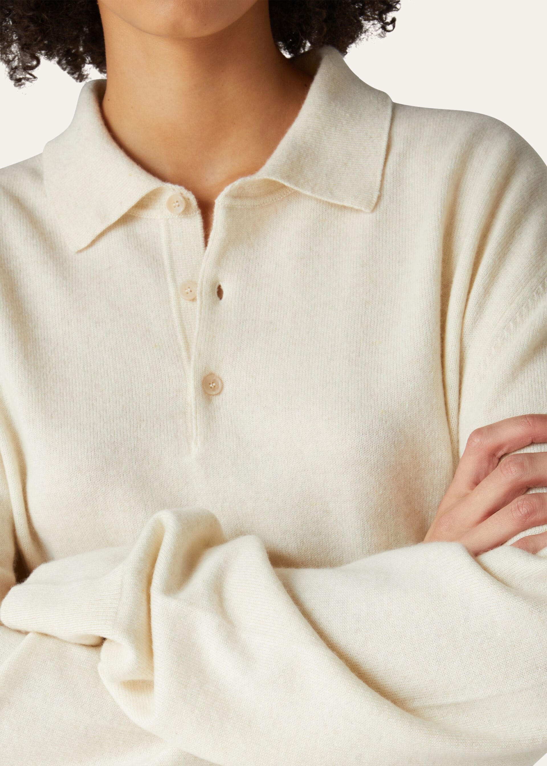 LORO POLO SWEATER RECYCLED CASH GG 24