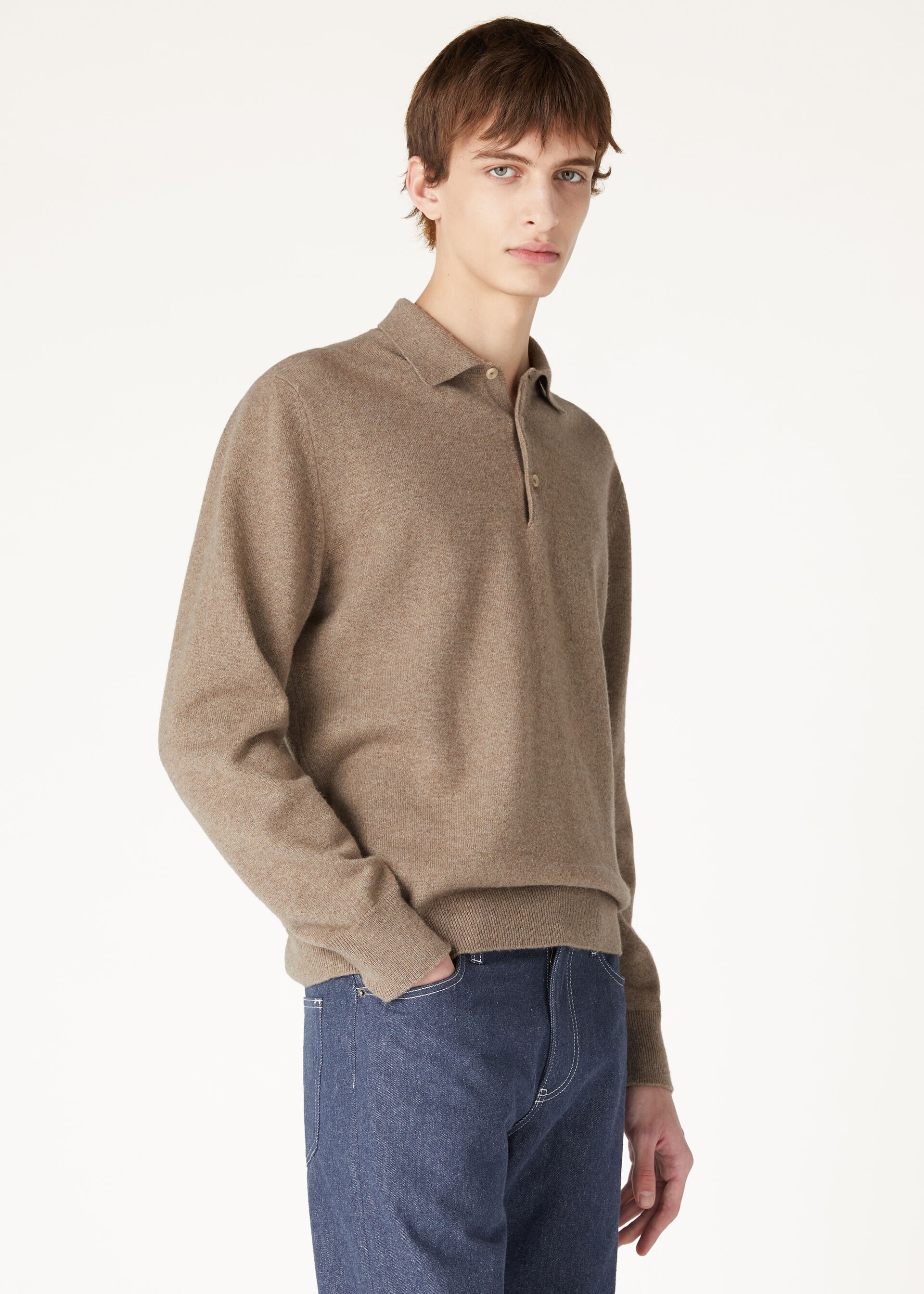 LORO POLO SWEATER RECYCLED CASH GG 24