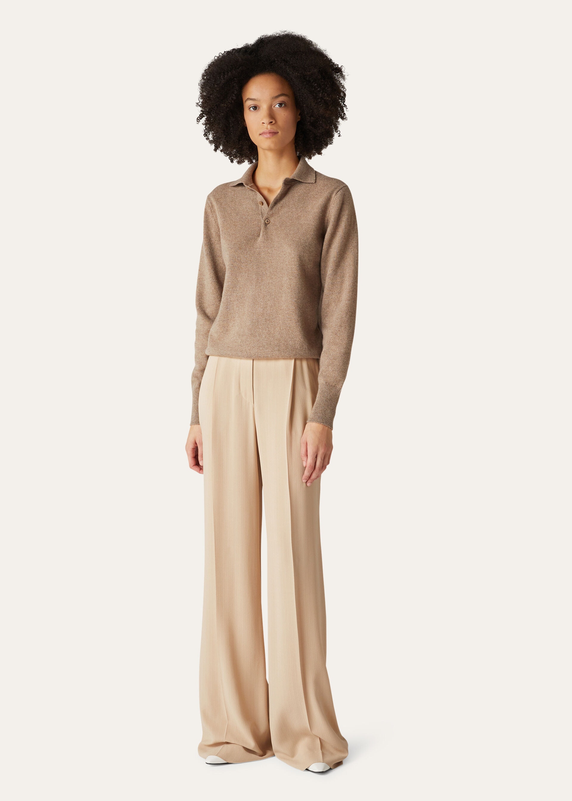 LORO POLO SWEATER RECYCLED CASH GG 24
