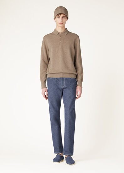 LORO POLO SWEATER RECYCLED CASH GG 24