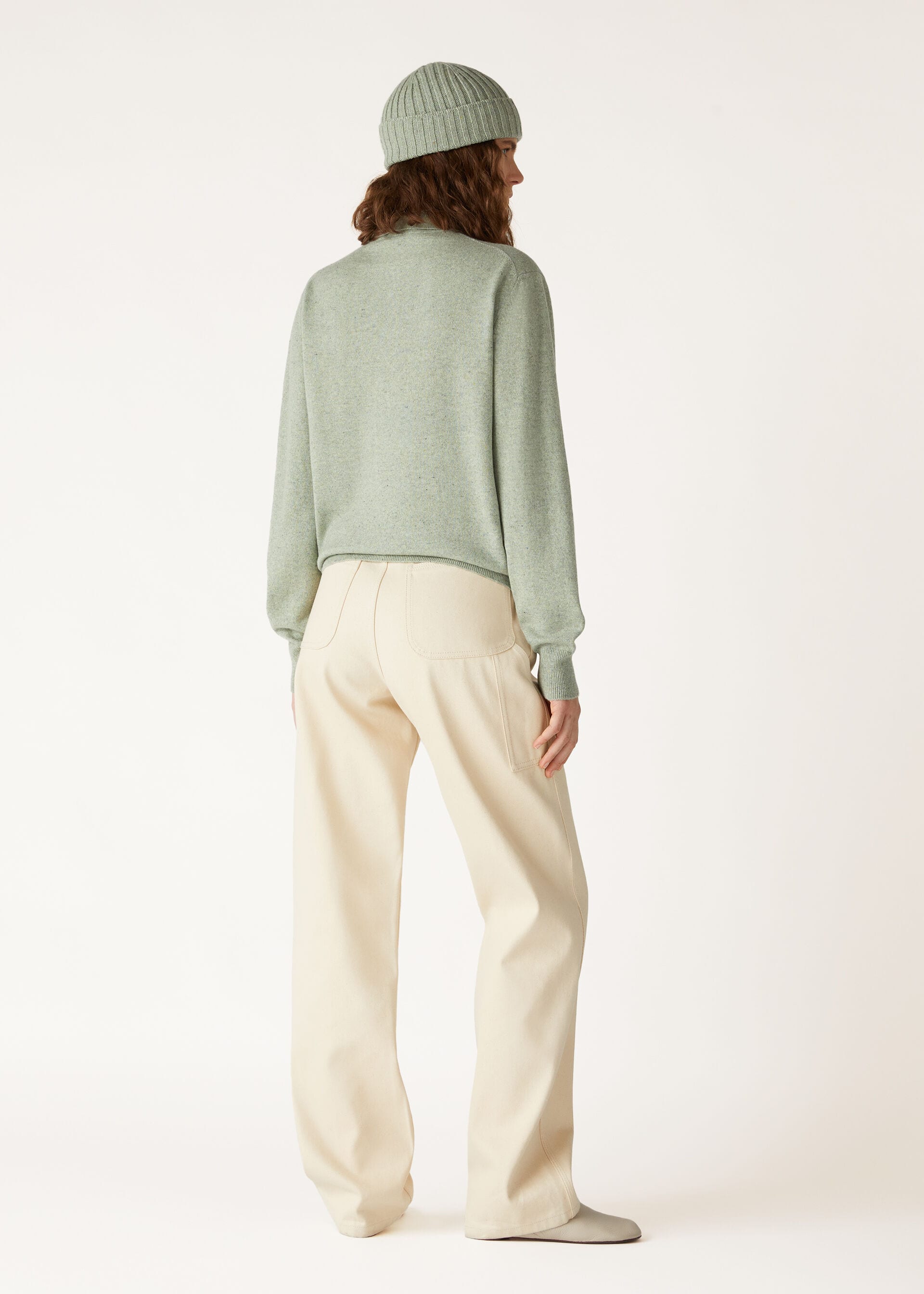 LORO POLO SWEATER RECYCLED CASH GG 24
