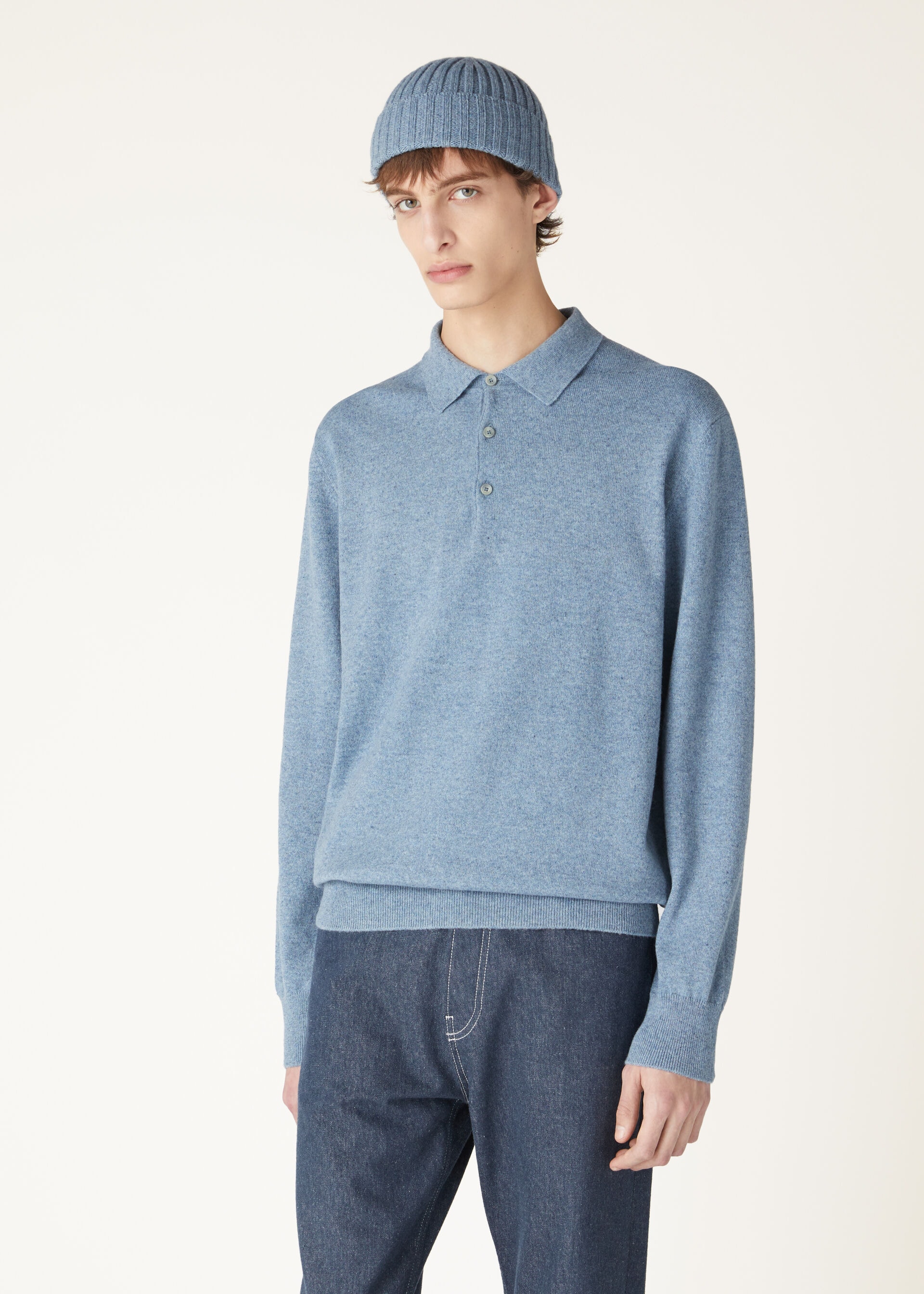 LORO POLO SWEATER RECYCLED CASH GG 24