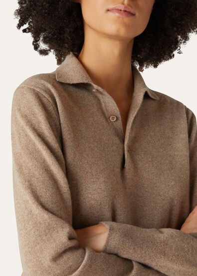 LORO POLO SWEATER RECYCLED CASH GG 24