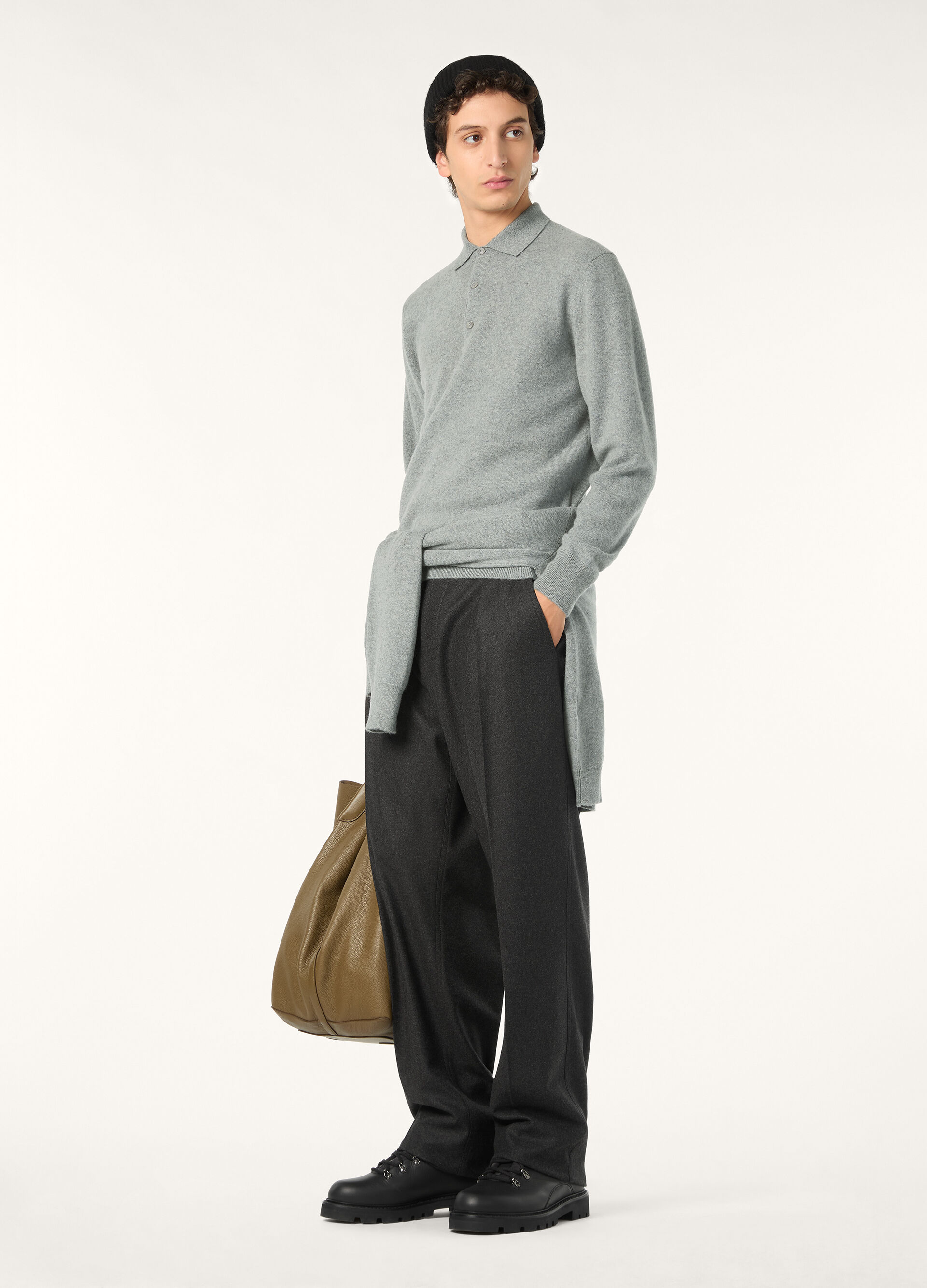 LORO POLO SWEATER RECYCLED CASH GG 24