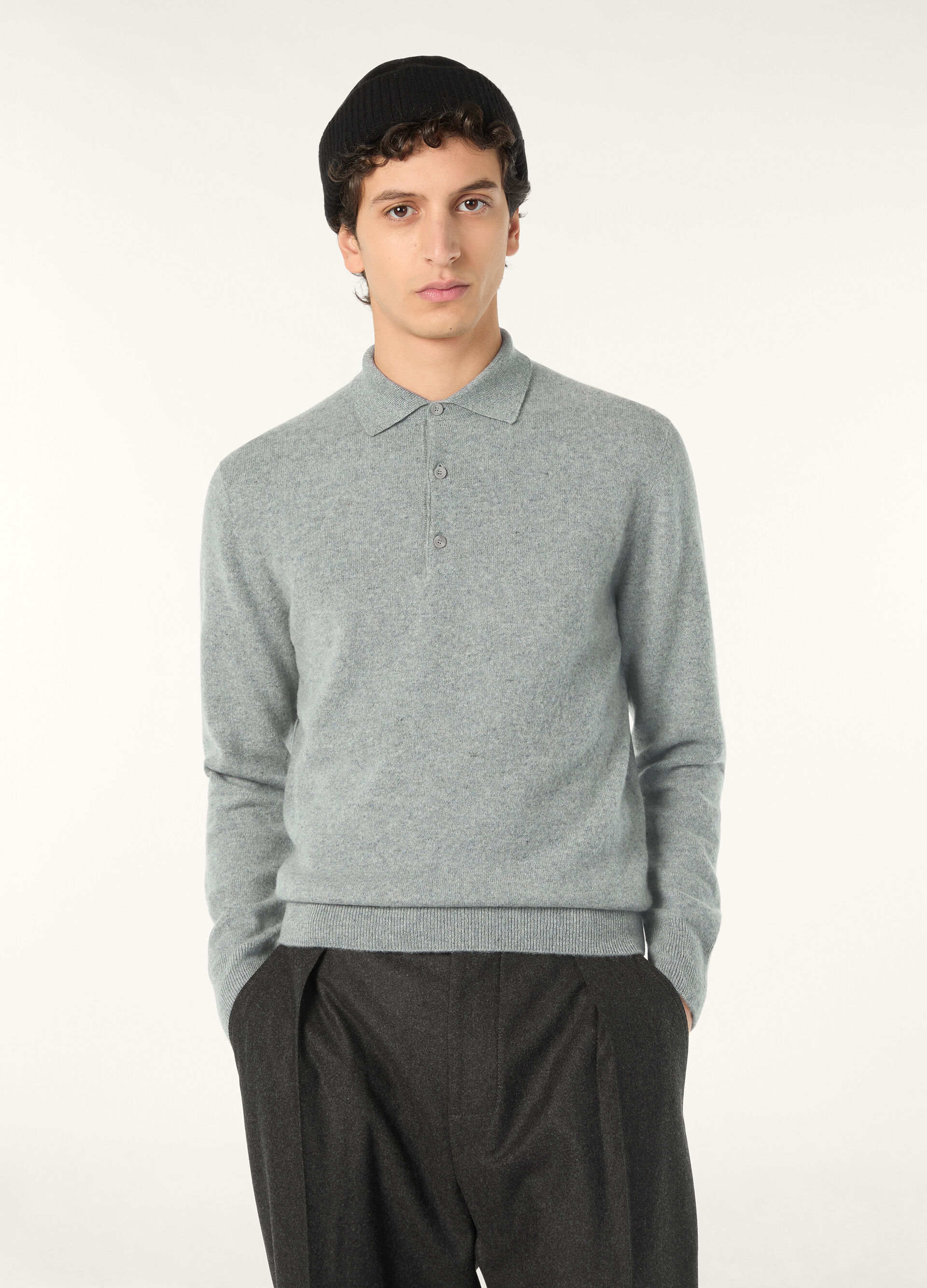 LORO POLO SWEATER RECYCLED CASH GG 24