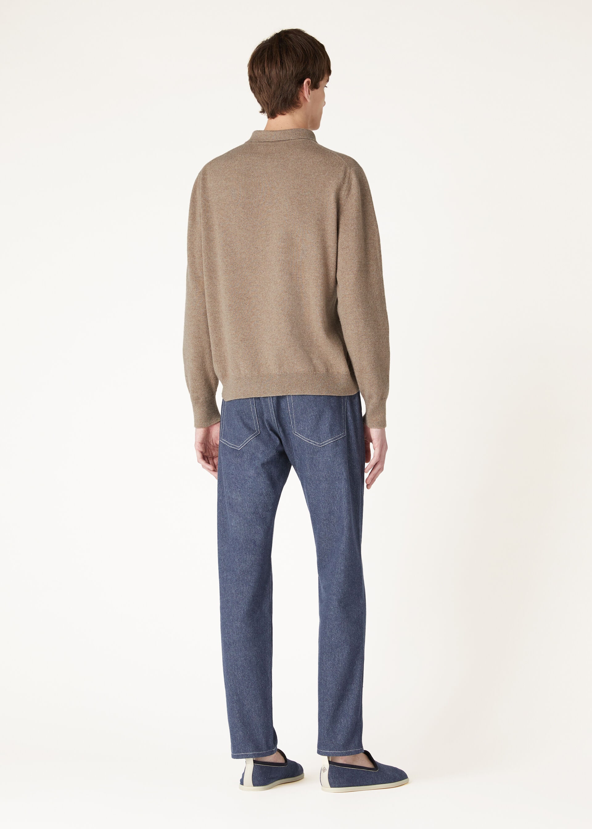 LORO POLO SWEATER RECYCLED CASH GG 24