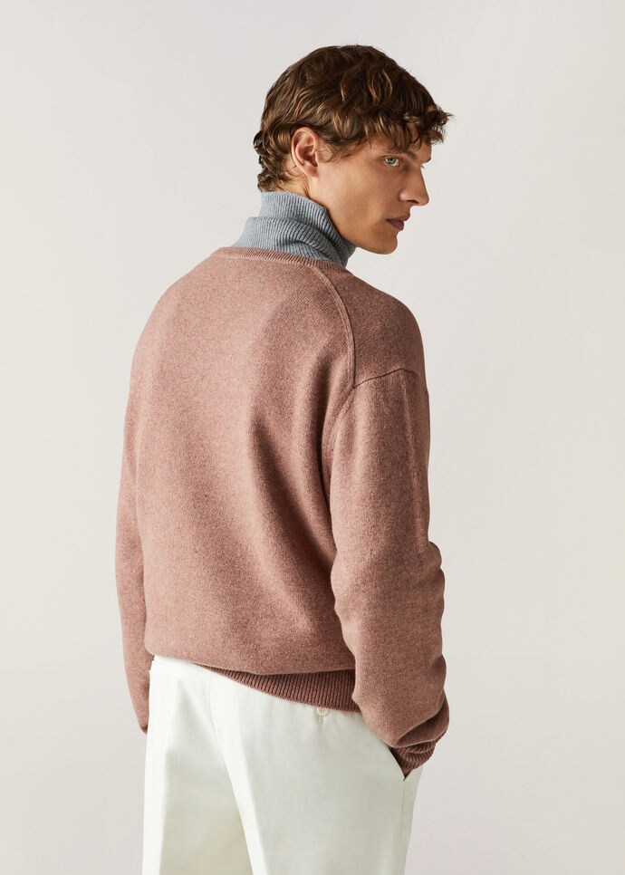 Loro V-Neck Sweater-Cashmere