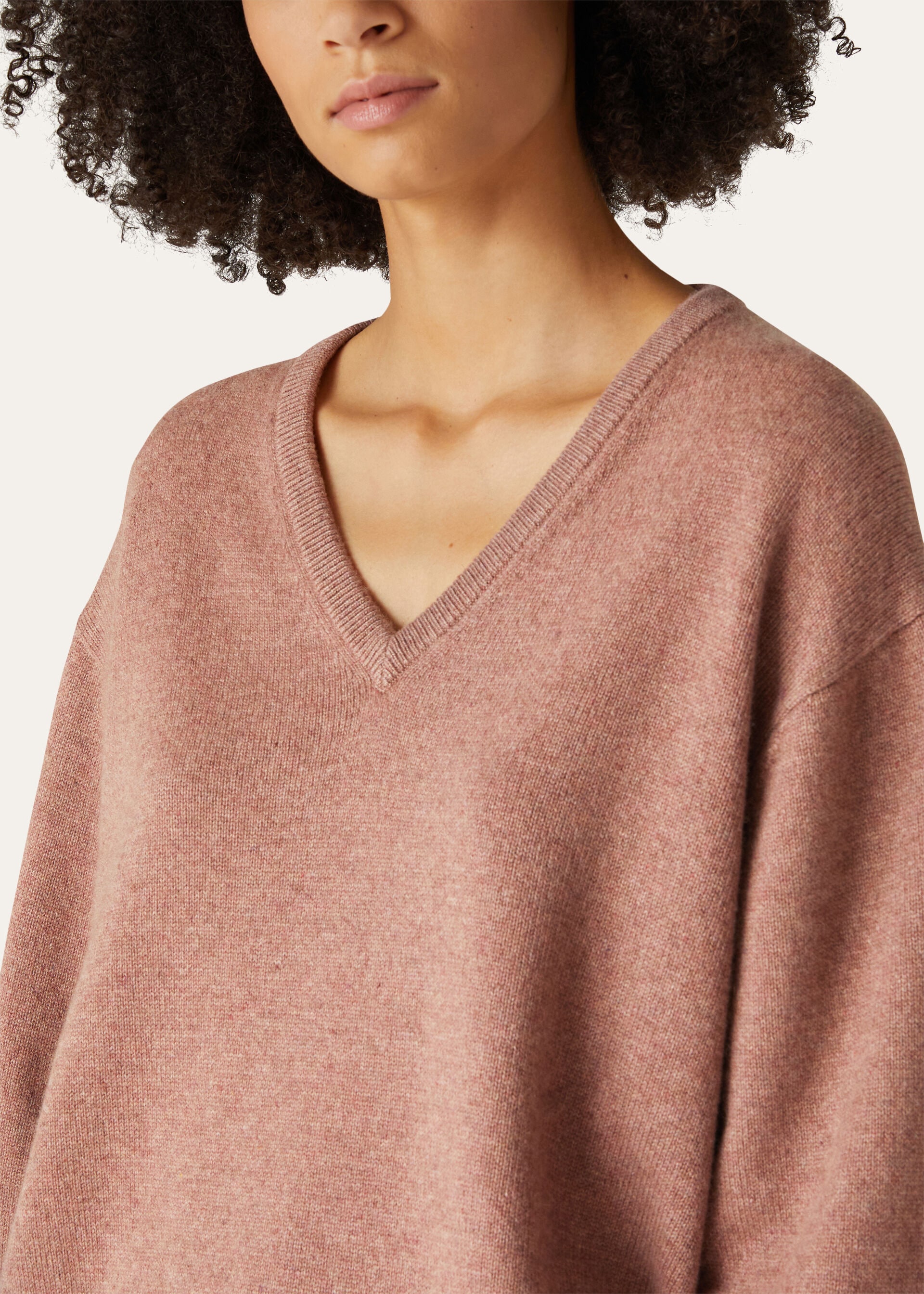 SCOLLO V RECYCLED CASHMERE
