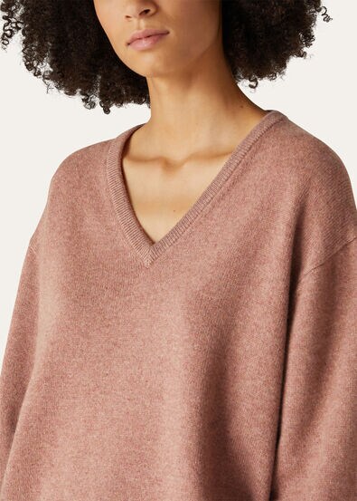 SCOLLO V RECYCLED CASHMERE