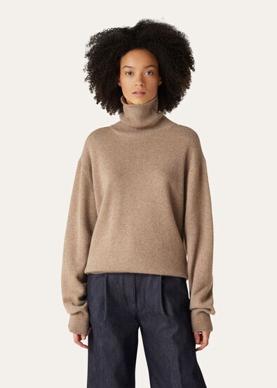 LORO TURTLENECK SWEATER RECYCLED CASH GG 8