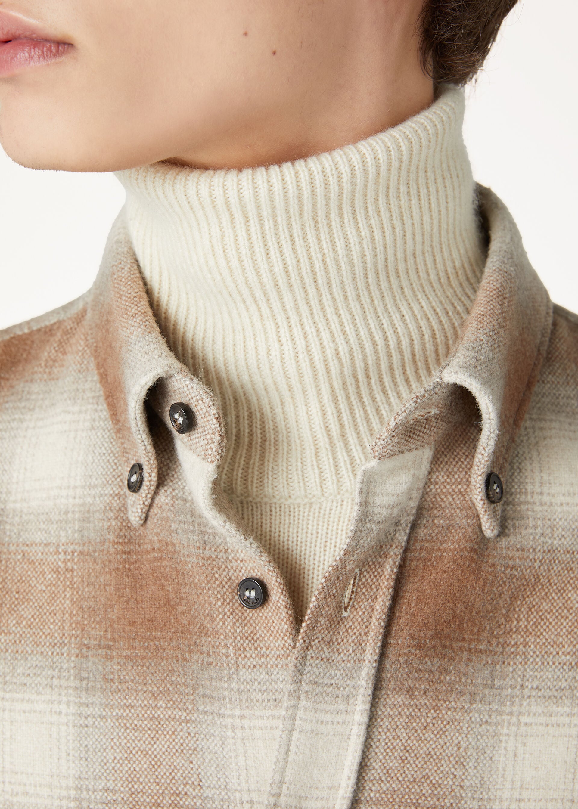 LORO TURTLENECK SWEATER RECYCLED CASH GG 8