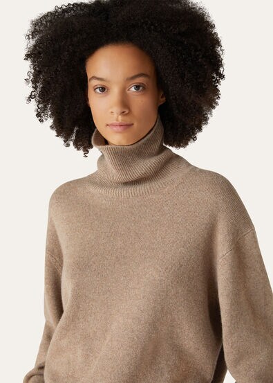 LORO TURTLENECK SWEATER RECYCLED CASH GG 8