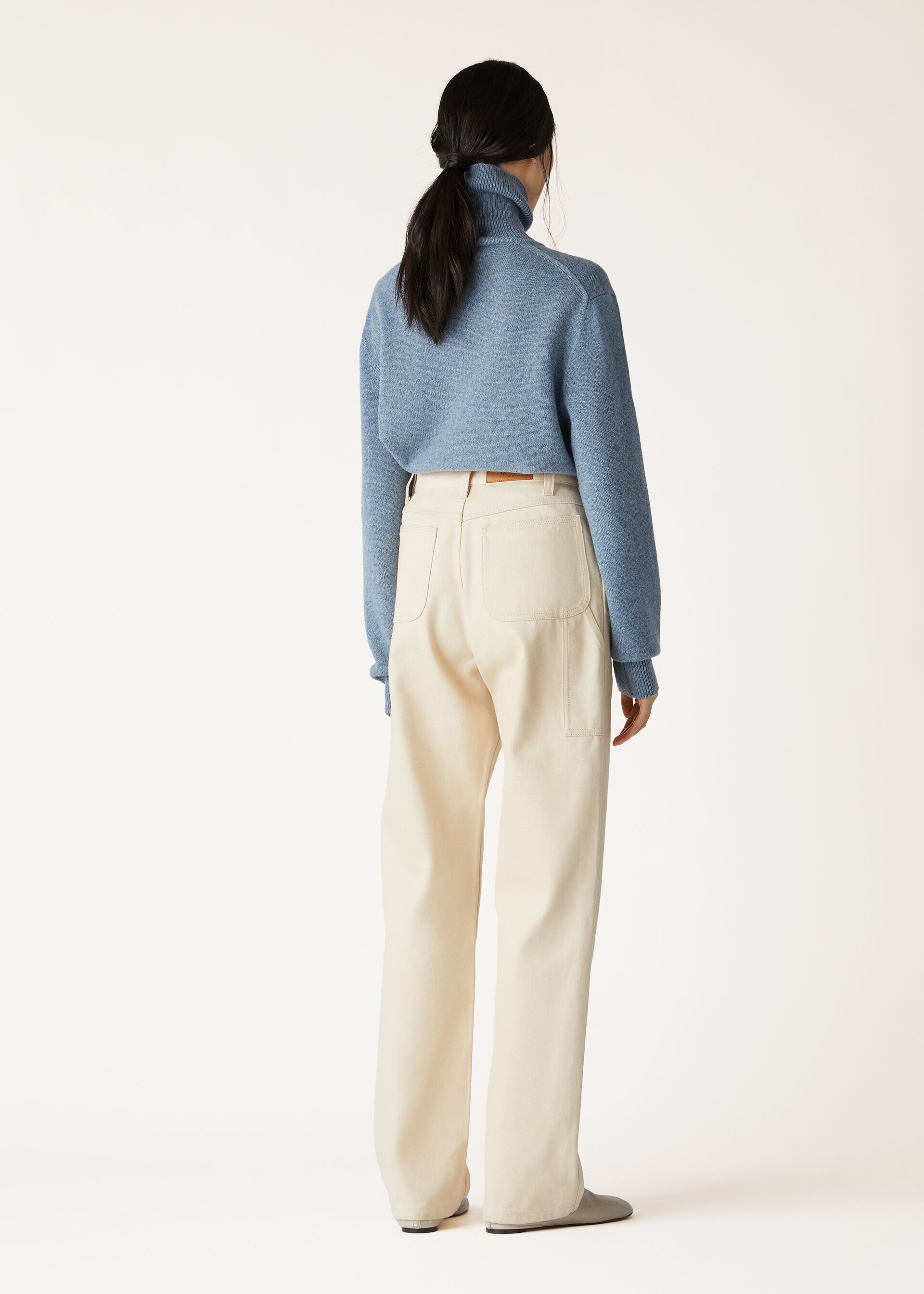 LORO TURTLENECK SWEATER RECYCLED CASH GG 8