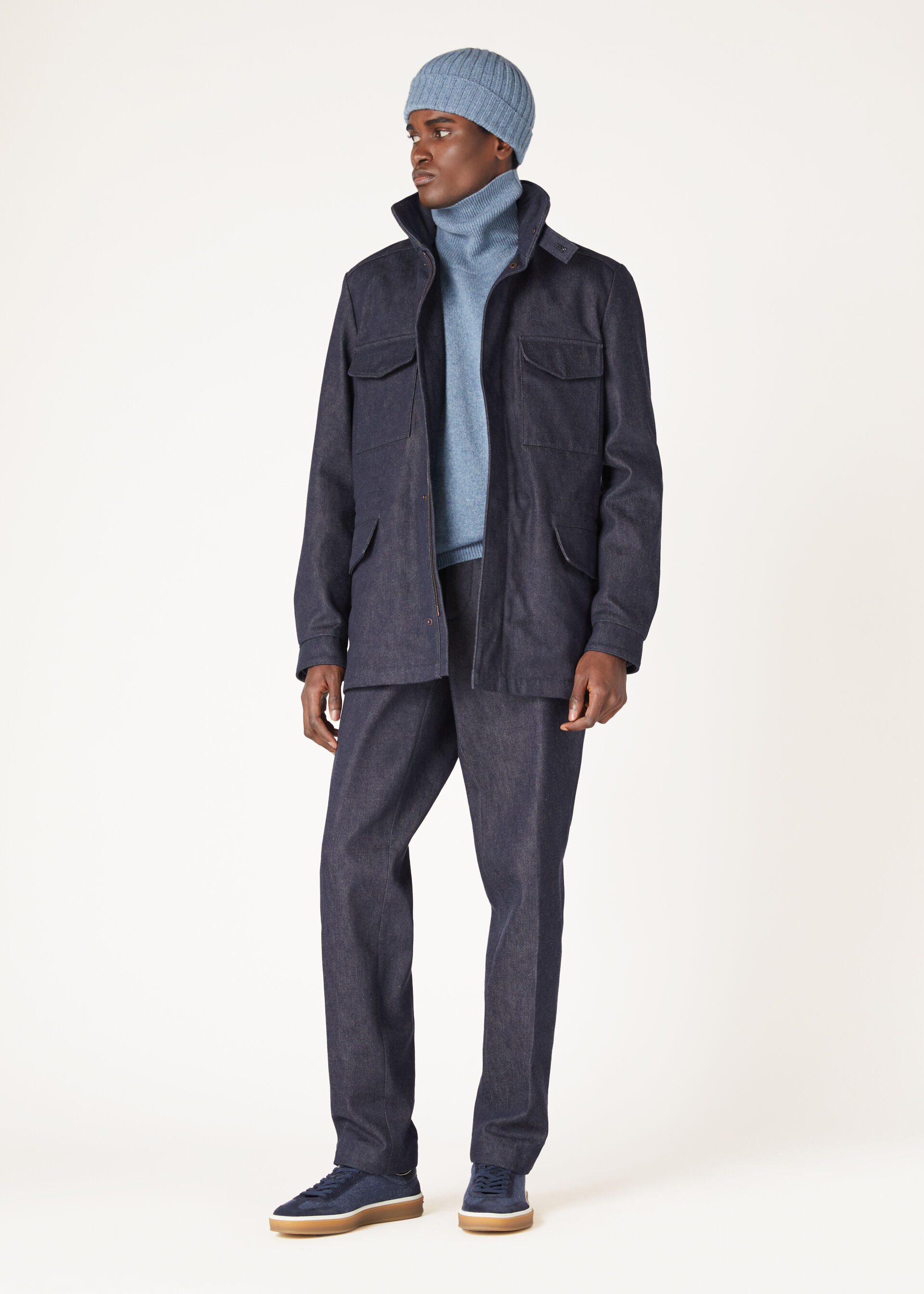 LORO TURTLENECK SWEATER RECYCLED CASH GG 8