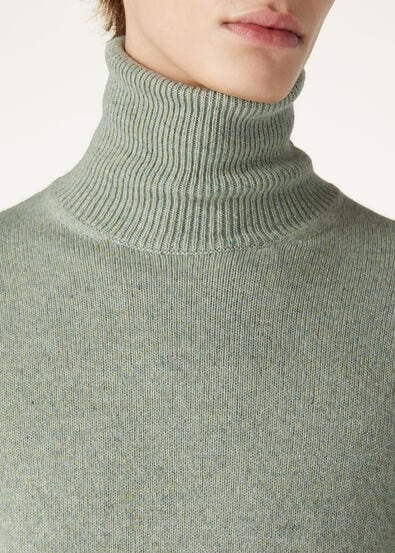 LORO TURTLENECK SWEATER RECYCLED CASH GG 8