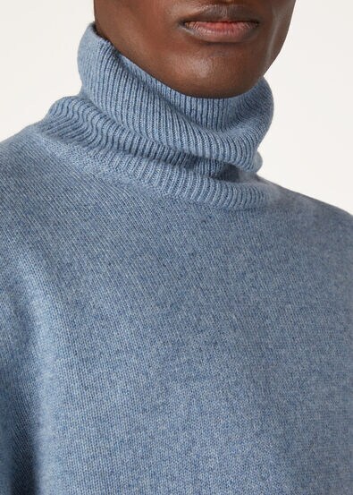 LORO TURTLENECK SWEATER RECYCLED CASH GG 8