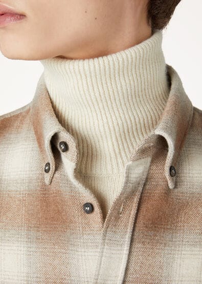 LORO TURTLENECK SWEATER RECYCLED CASH GG 8