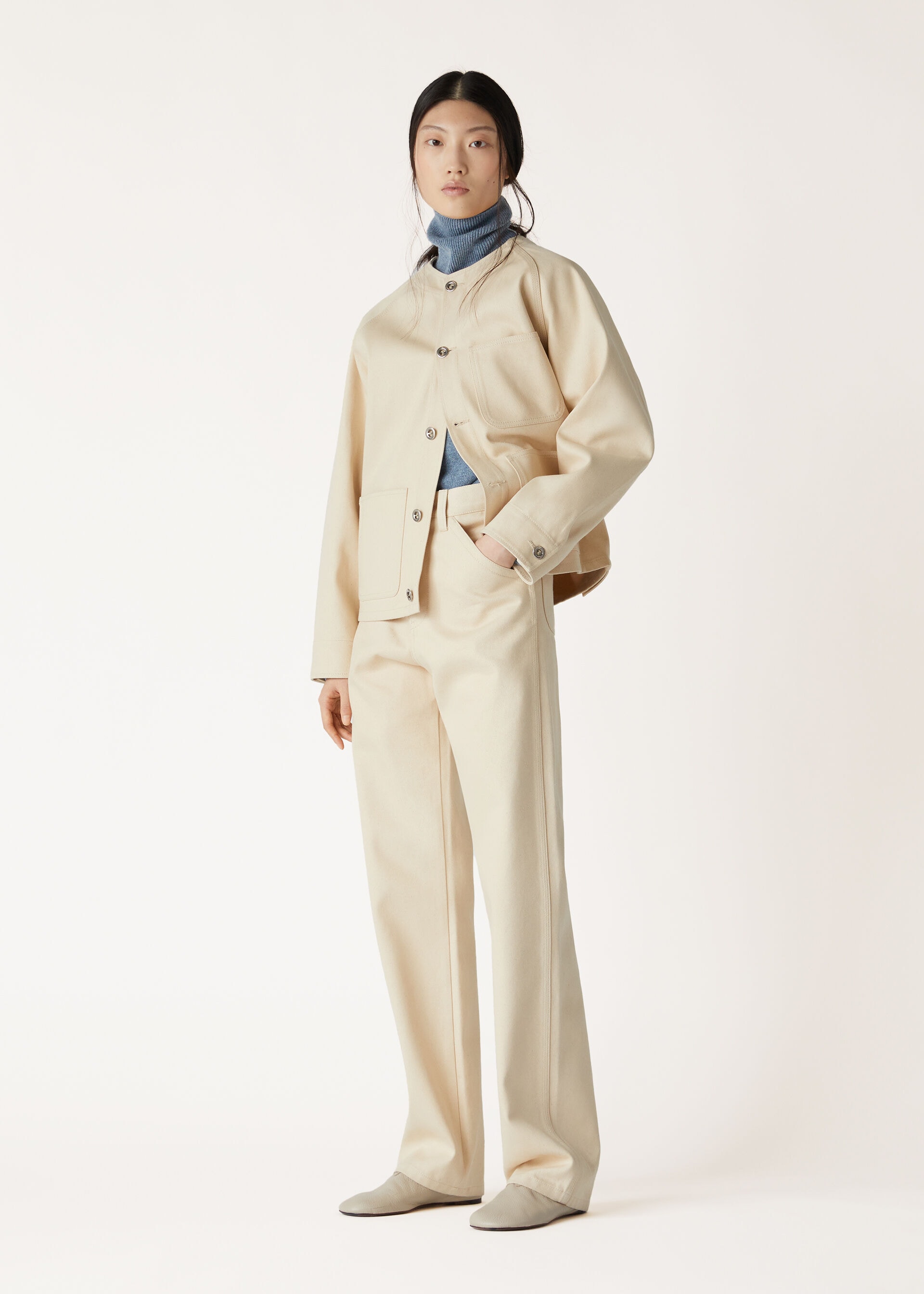 LORO TURTLENECK SWEATER RECYCLED CASH GG 8