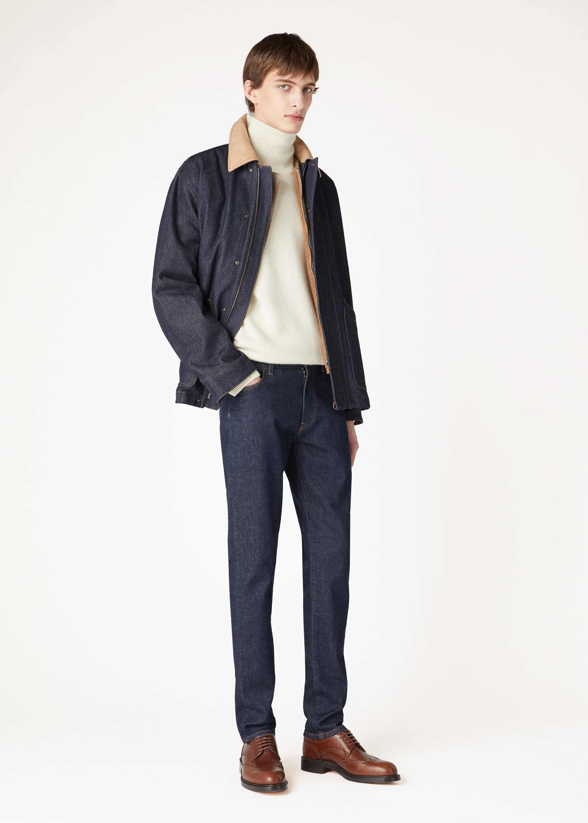 LORO TURTLENECK SWEATER RECYCLED CASH GG 8