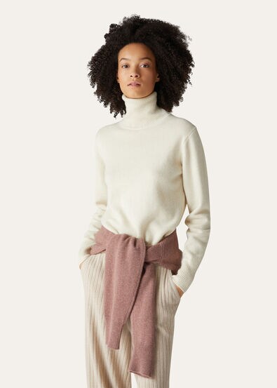 LORO TURTLENECK SWEATER RECYCLED CASH GG 8