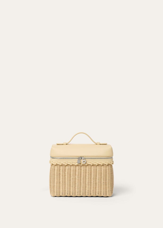 EXTRA POCKET L19 NORTH SOUTH WICKER/ROUNDED CALF_FAN5321_B4X8_1