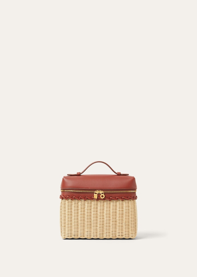 EXTRA POCKET L19 NORTH SOUTH WICKER/ROUNDED CALF_FAN5321_B4K8_NR_2