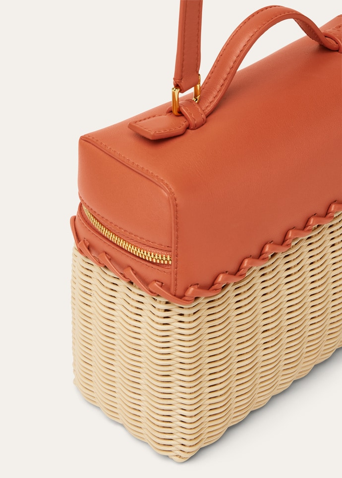 EXTRA POCKET L19 NORTH SOUTH WICKER/ROUNDED CALF_FAN5321_B5K4_NR_5