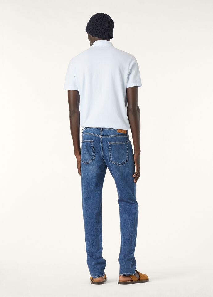 Polo Shirt Cotton Delicate Sky | Loro Piana US Polo Shirt Cotton Delicate Sky | Loro Piana US