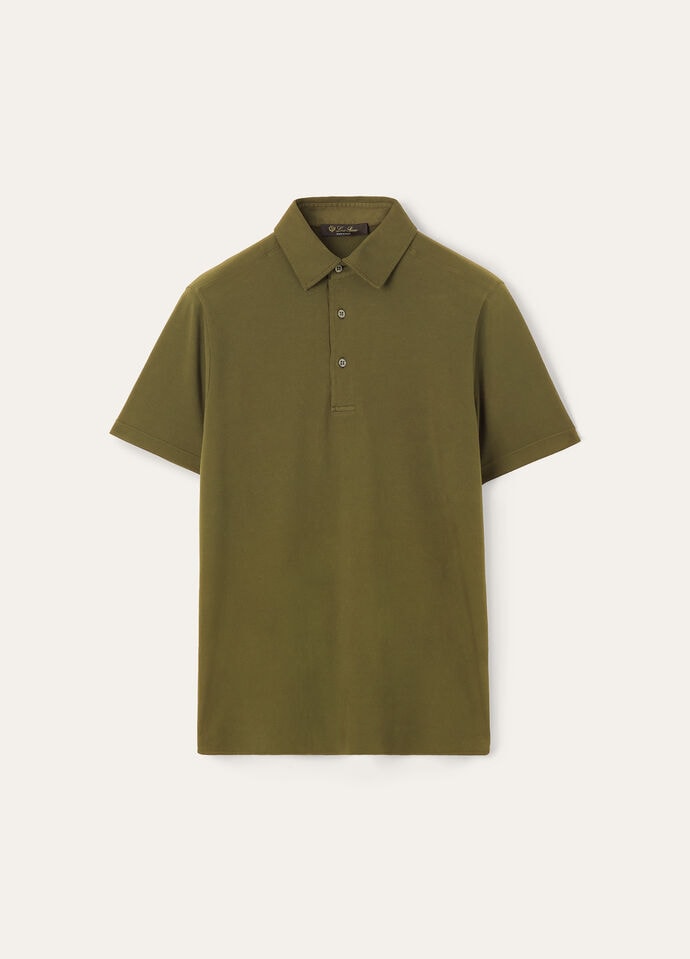 Polo Shirt Cotton Fern Meadow | Loro Piana US