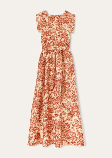 ABITO SHYANNE WOODBLOCK BOTANIC SILK