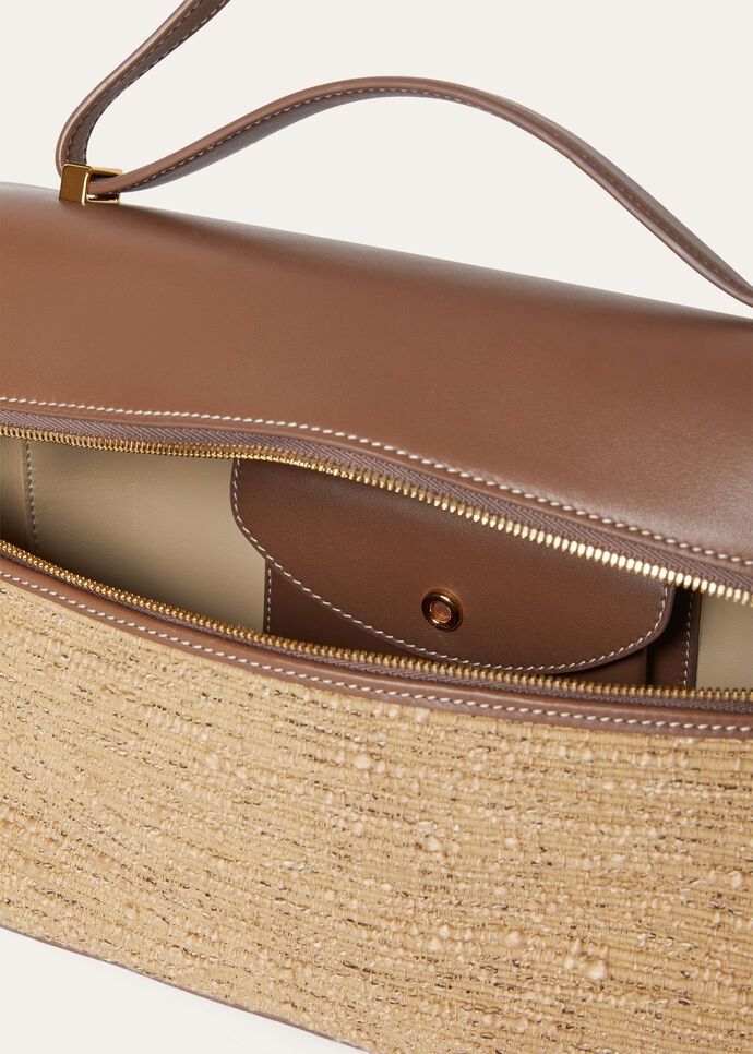 Extra Bag L27 Cotton, Linen Natural/Light Beige | Loro Piana US
