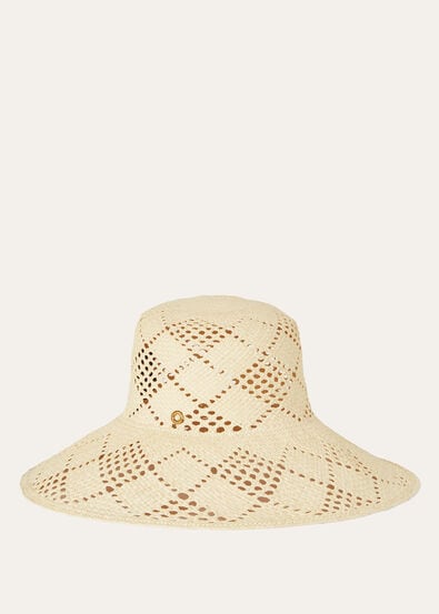 HOSHI HAT LACE STRAW