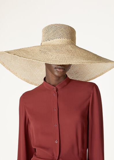 NARI HAT HONEYCOMB STRAW