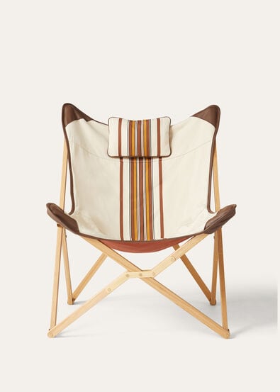 FOLDING CHAIR SENNES SUITCASE  STRIPE