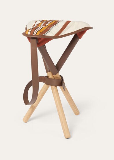 STOOL FANES SUITCASE STRIPE