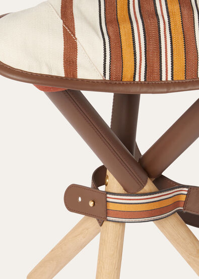 STOOL FANES SUITCASE STRIPE