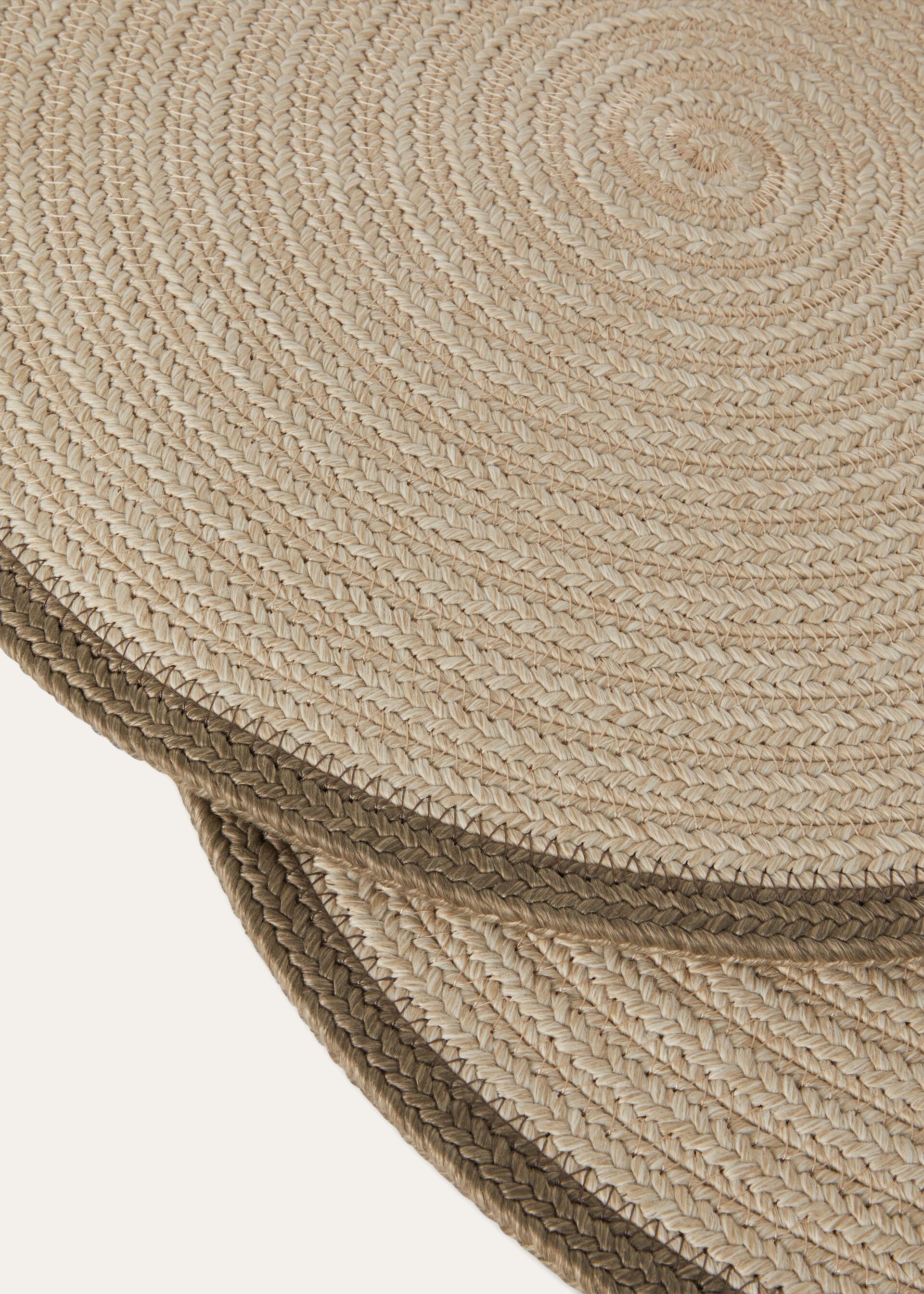 SAINT BARTH ROUND  (2PCS)