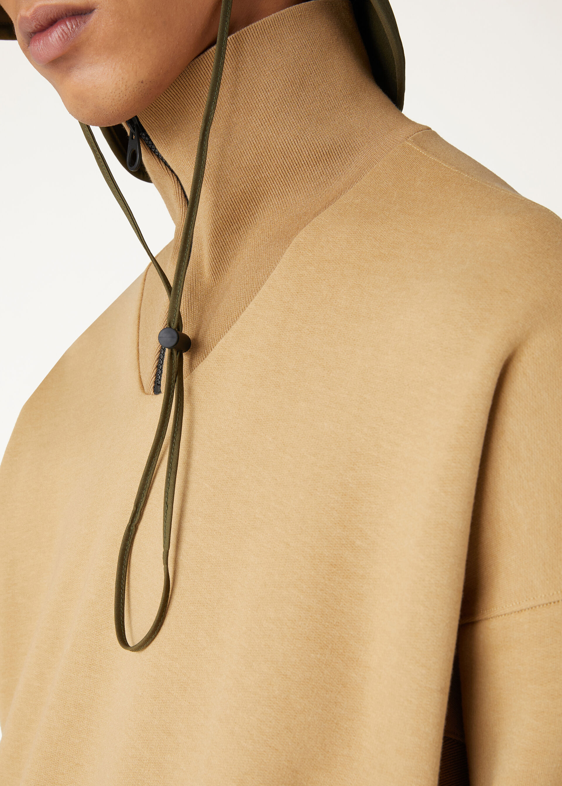 MEZZOCOLLO SOFT GAUZED FLEECE LARECCHIO